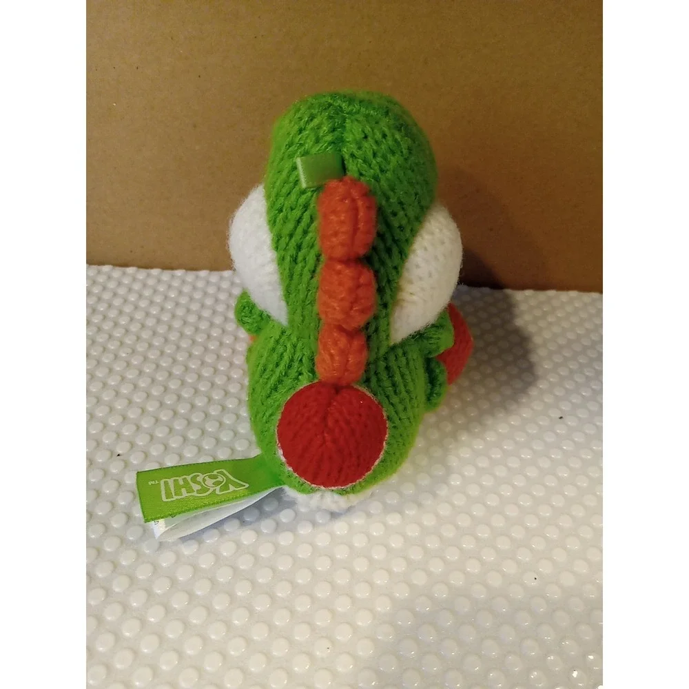 Nintendo Yarn Yoshi Amiibo Green Woolly World 3 Inch Yarn Plush Toy‎